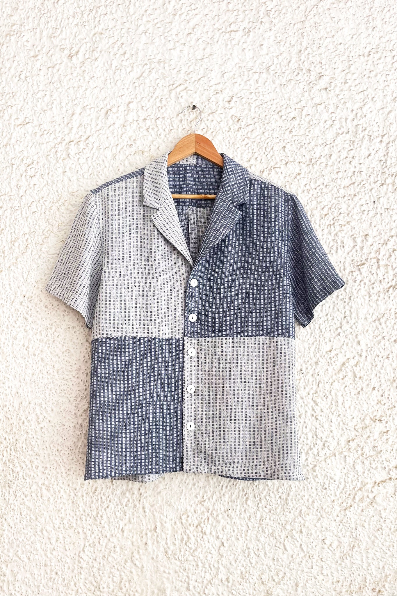 Women's Checkerboard Shirt - Indigo